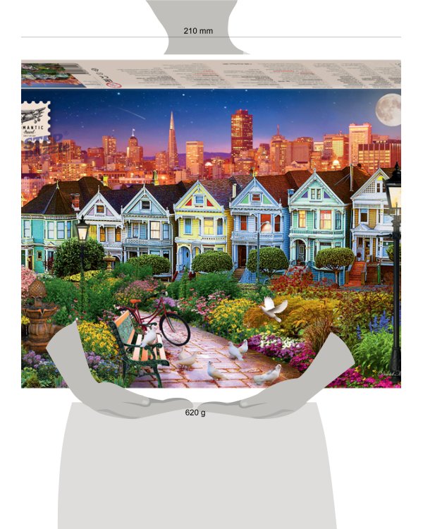 Мозаика "puzzle" 1000 "Сан-Франциско" (Romantic Travel)