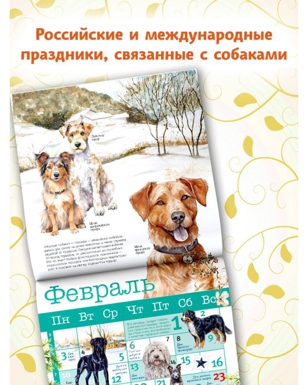Собаки мира. Календарь для детей на 2025 год