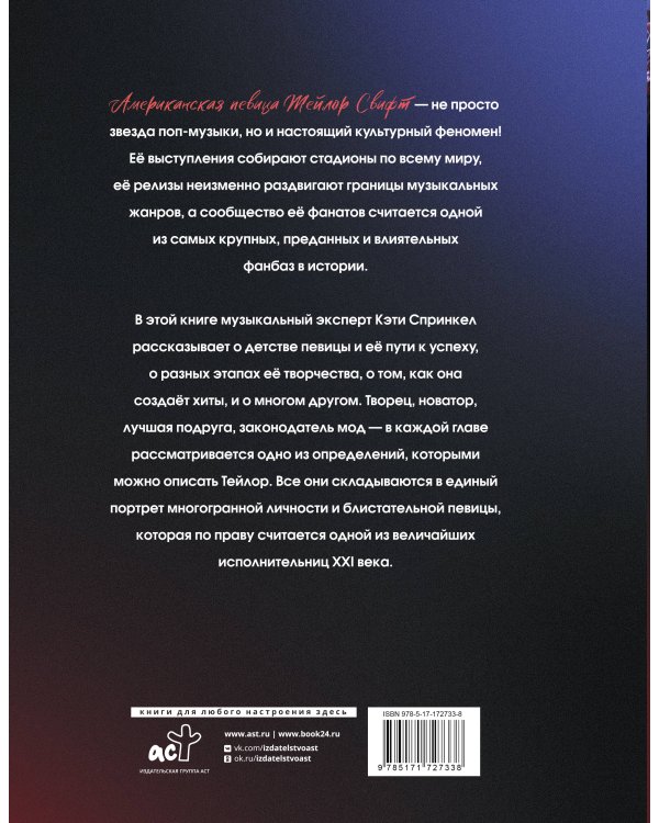 Тейлор Свифт. Икона мировой музыки. Only for Swifties