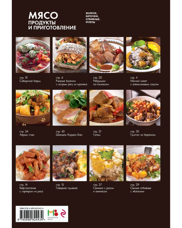 50 рецептов. Мясо. Продукты и приготовление. Жаркое, биточки, отбивные, холодцы