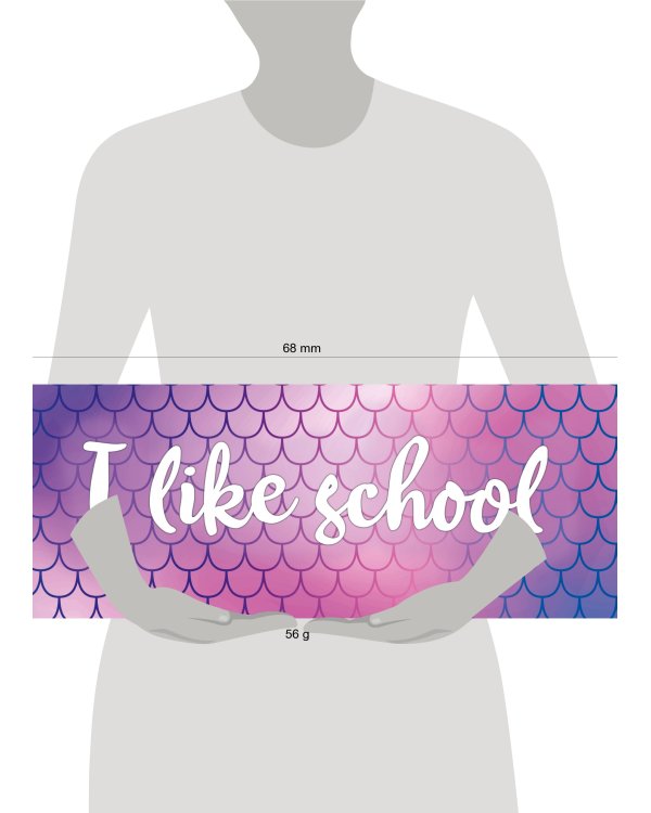 Пенал блестящий. I like school