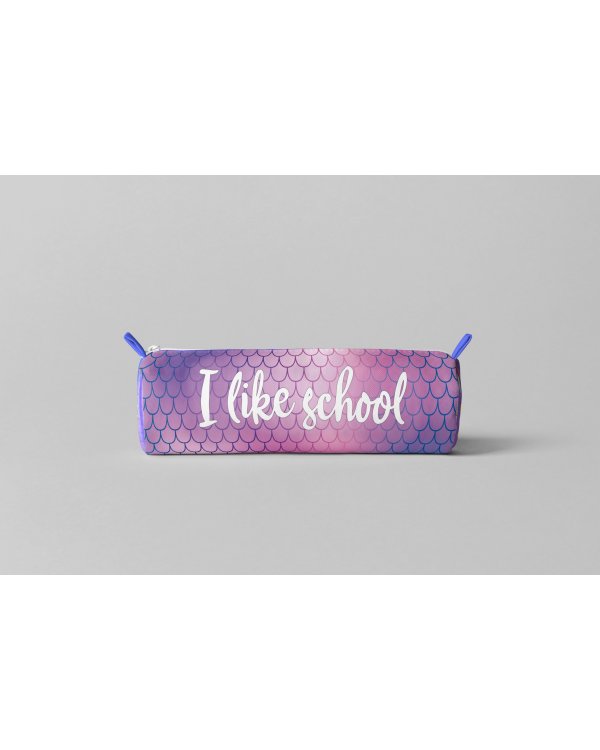 Пенал блестящий. I like school