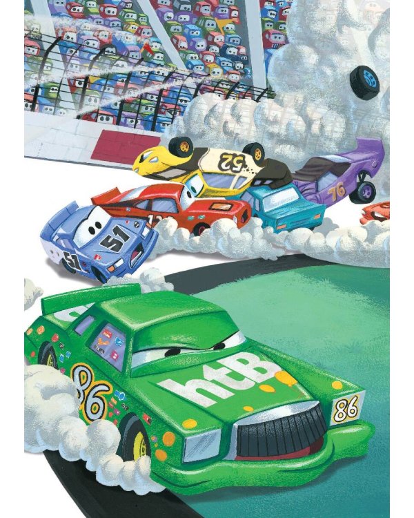 Тачки. Жми на газ! Книга для чтения с цветными картинками