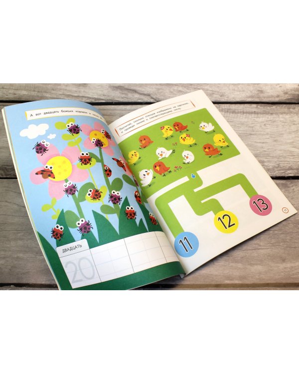 Развиваем математические способности: для детей 5–6 лет (с наклейками)