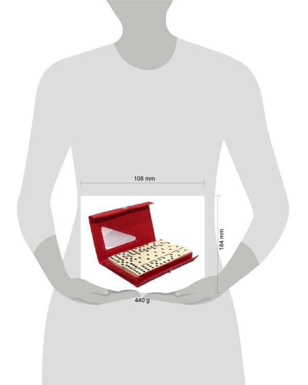 Домино (пластиковые фишки) в мягкой коробке 18x10 см (Арт. P00066)