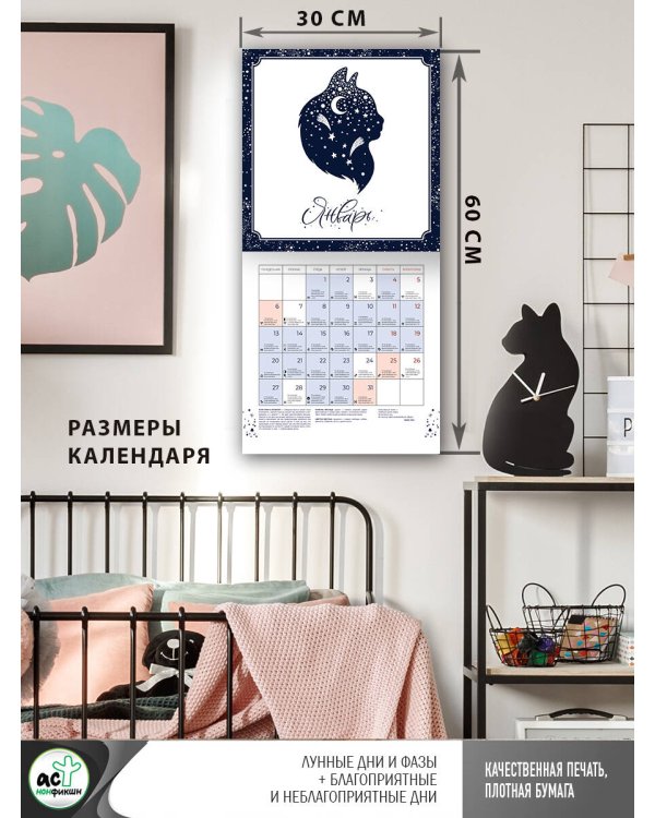 Небесные коты. Лунный календарь на 2025 год