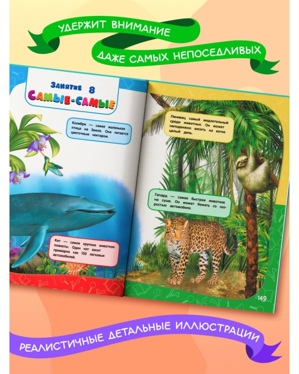 Годовой курс занятий:для детей 3-4 лет (с наклейками)