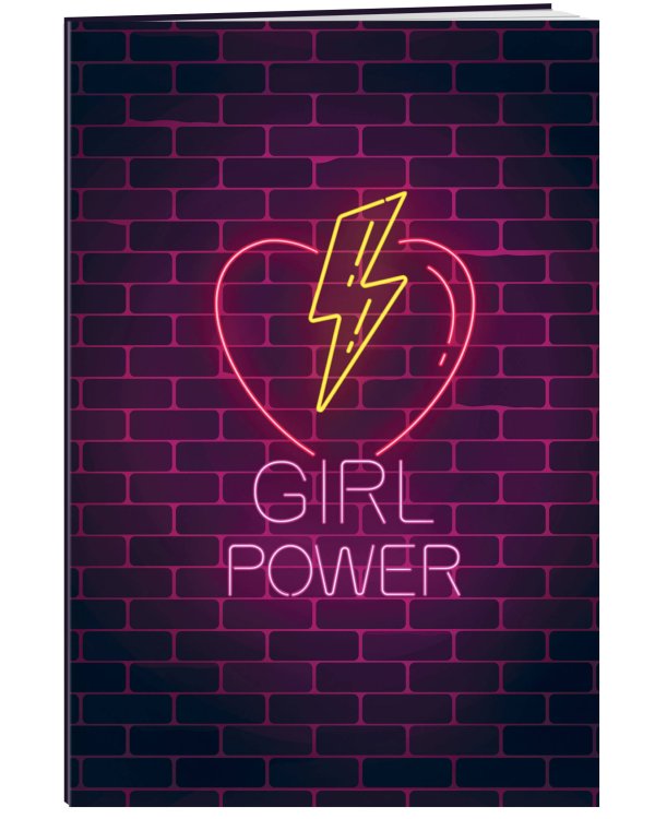 Girl Power. Тетрадь общая (А5, 48 л., накидки, клетка-стандарт)