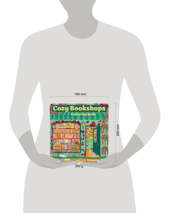 Cozy bookshops: colouring book Уютный книжный магазинчик /Книги на английском языке