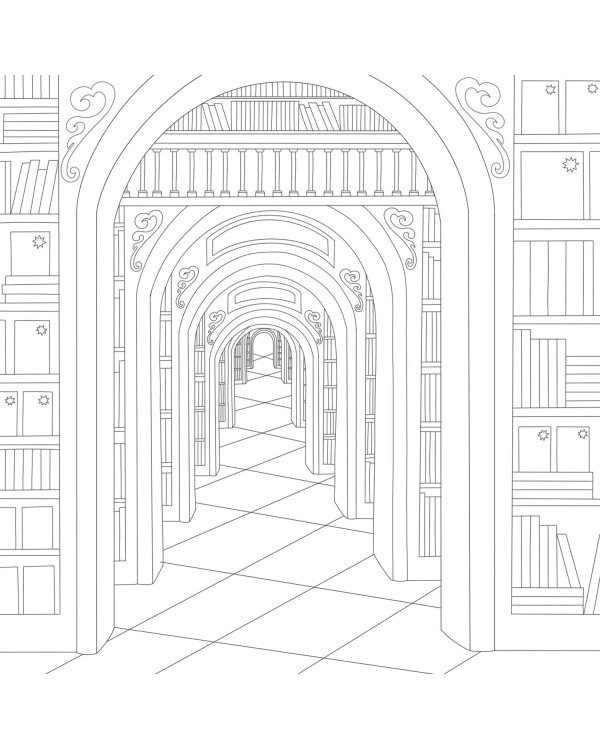 Cozy bookshops: colouring book Уютный книжный магазинчик /Книги на английском языке