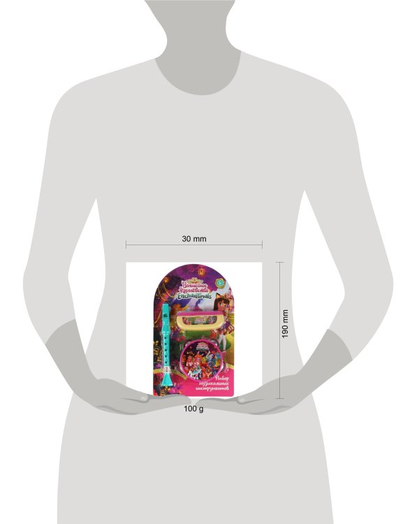 Набор музыкальных инструментов ЭНЧАНТИМАЛС блист.19,2*31,5*5см ИГРАЕМ ВМЕСТЕ в кор.120шт