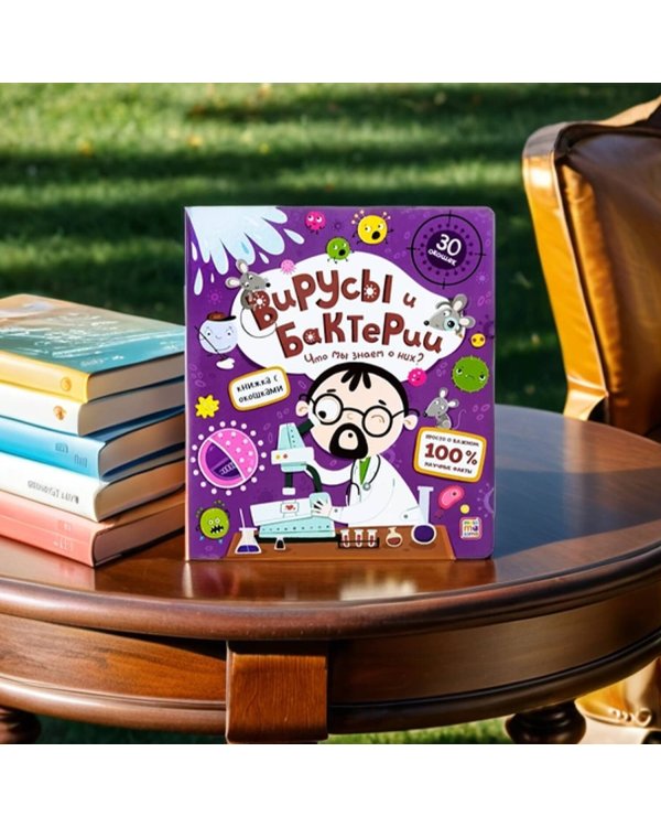 Книжка с окошками. Вирусы и бактерии. Что мы знаем о них?