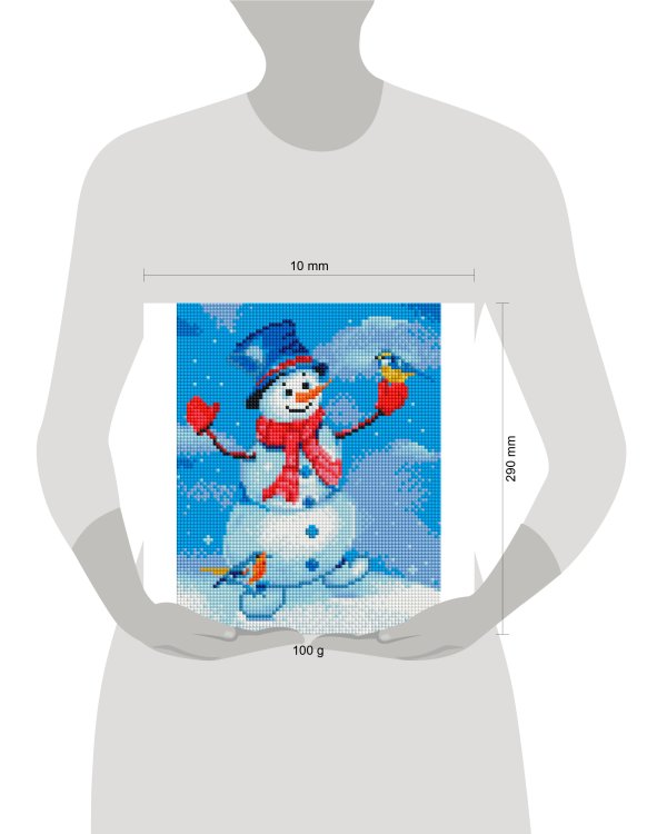 485-ST-PS Снеговик и синица