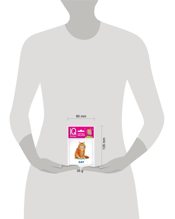 Умный малыш. ENGLISH. Домашние питомцы. Набор карточек для детей.