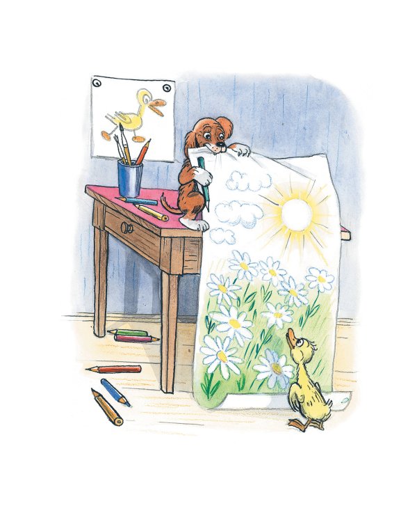 Солнышко на память. Рисунки В. Сутеева