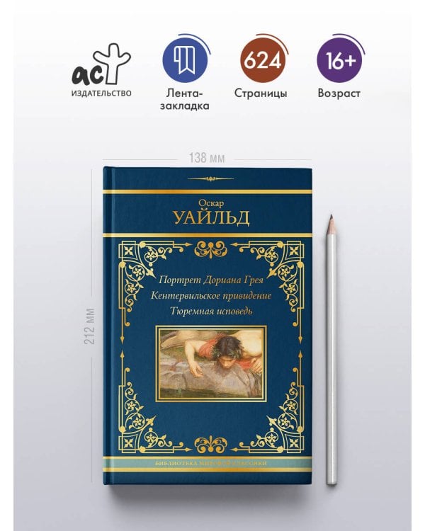 Портрет Дориана Грея. Кентервильское привидение. Тюремная исповедь