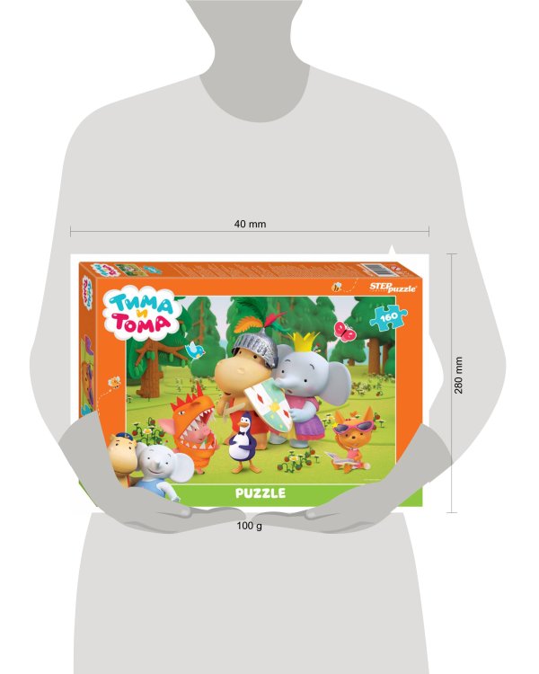 Мозаика "puzzle" 160 "Тима и Тома" (Мармелад Медиа)