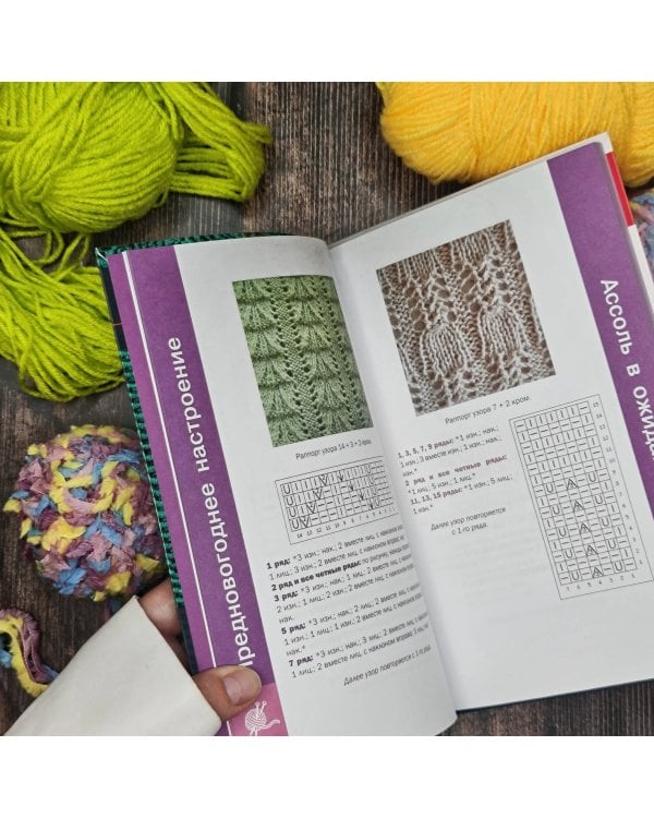 Ажурные узоры спицами. Авторская коллекция