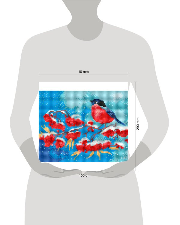 483-ST-PS Ветка рябины