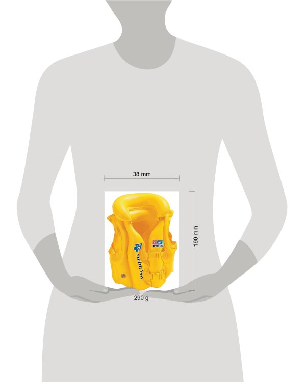 Жилет для плавания 50x47 см. Школа плавания INTEX. Арт. 58660EU