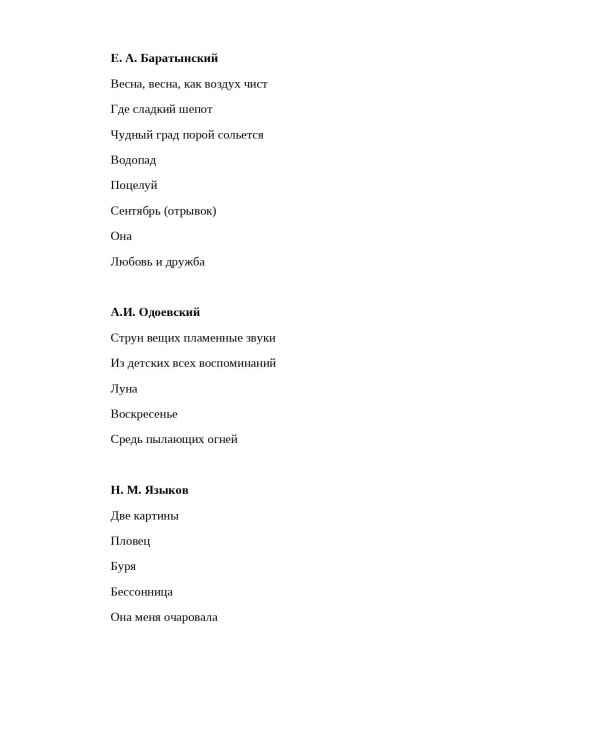 Поэты Пушкинской поры