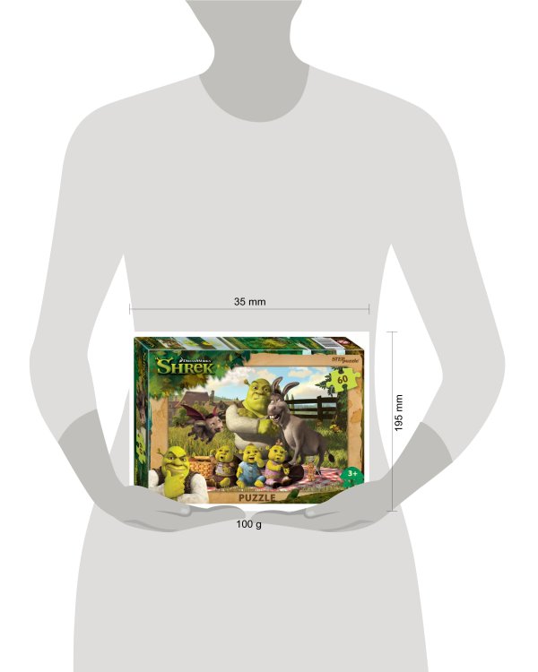 Мозаика "puzzle" 60 "Shrek" (DreamWorks, Мульти)