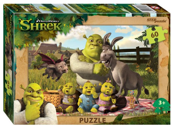 Мозаика "puzzle" 60 "Shrek" (DreamWorks, Мульти)
