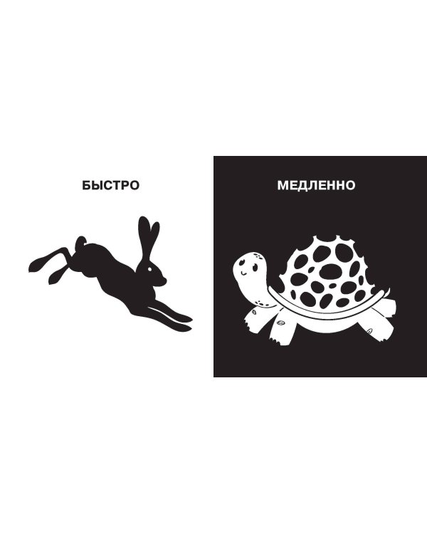 Противоположности. Первые тактильные книжки-картонки