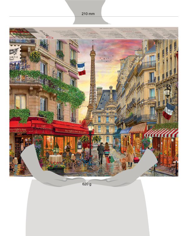 Мозаика "puzzle" 1000 "Париж" (Romantic Travel)