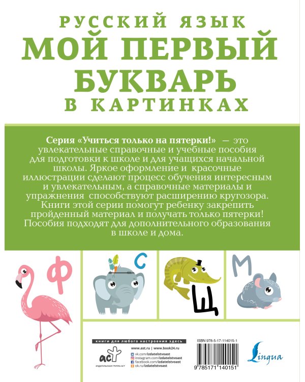 Русский язык. Мой первый букварь в картинках