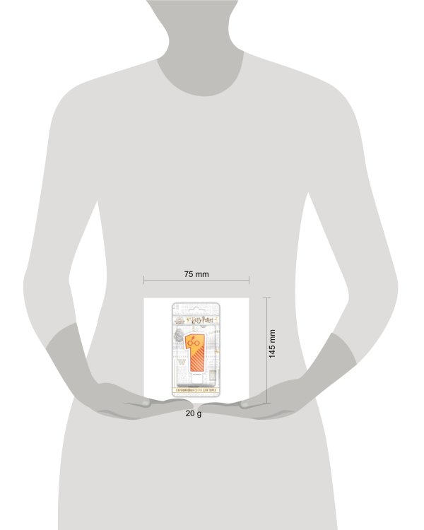 Harry Potter. Парафиновая свеча в торт (цифра 1 с рисунком ), в блистере (чиби)