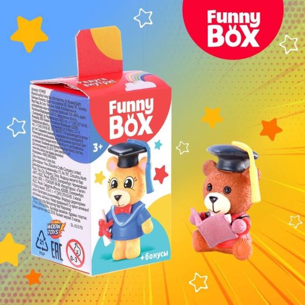 Набор для детей Funny Box «Мишки» Набор: радуга, инструкция, наклейки, МИКС 4154950