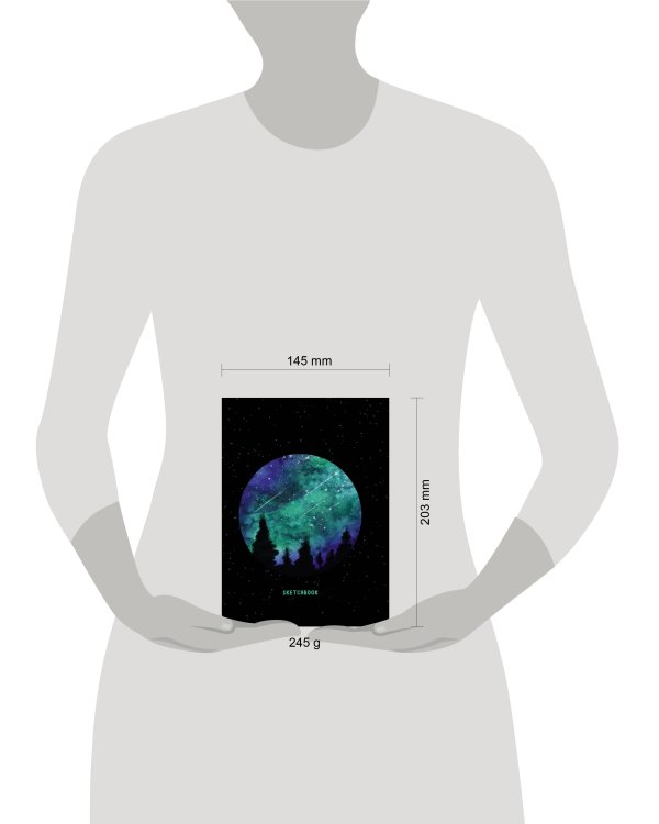 СКЕТЧБУК А5. ЗВЕЗДНОЕ НЕБО