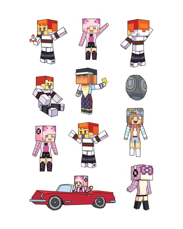 Самые популярные герои Евгена Бро. Набор наклеек