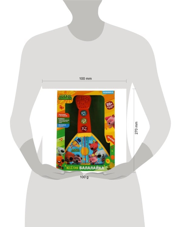 Балалайка Ми-ми-мишки 20 любимых песен, сказок, звуков. Умка в кор.24шт