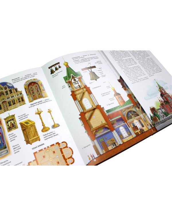 Мой храм. Как все устроено? Самое главное о православном храме для детей (ил. И. Панкова) (Виммельбух)