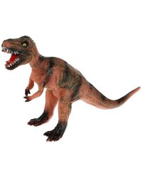 Игрушка пластизоль динозавр монолопхозавр 48*16*24 см, хэнтэг, звук ИГРАЕМ ВМЕСТЕ в кор.36шт