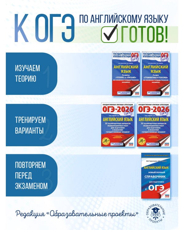 ОГЭ. Английский язык. Трудные задания с решениями и ответами для подготовки к основному государственному экзамену