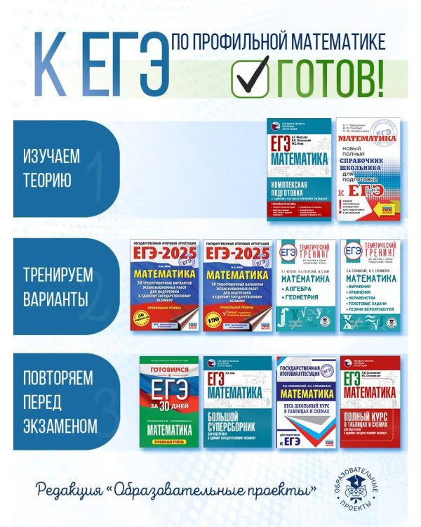Готовимся к ЕГЭ за 30 дней. Математика