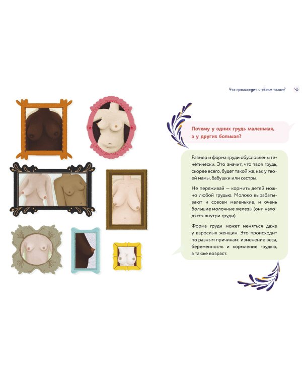 Тело, эмоции, отношения, ты: Красивая книга о взрослении для девочек