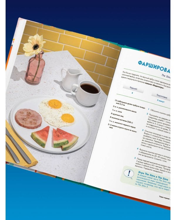 Кулинарная книга The Sims. Неофициальное издание. Жареный сыр, чили кон карне, торт-мороженое «Аляска» и еще 85 рецептов, которые прокачают навык кулинарии и закроют потребность «Питание»