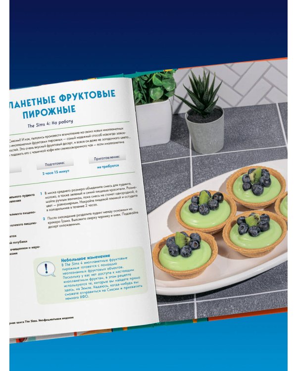 Кулинарная книга The Sims. Неофициальное издание. Жареный сыр, чили кон карне, торт-мороженое «Аляска» и еще 85 рецептов, которые прокачают навык кулинарии и закроют потребность «Питание»
