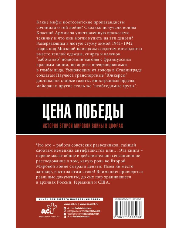 Цена Победы. История Второй мировой войны в цифрах