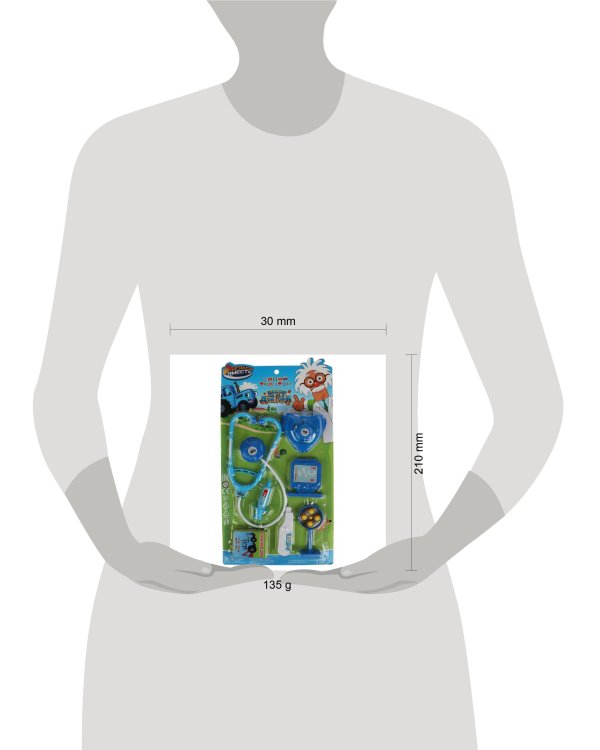 Набор доктора СИНИЙ ТРАКТОР блист.21*35*5см ИГРАЕМ ВМЕСТЕ в кор.2*96шт