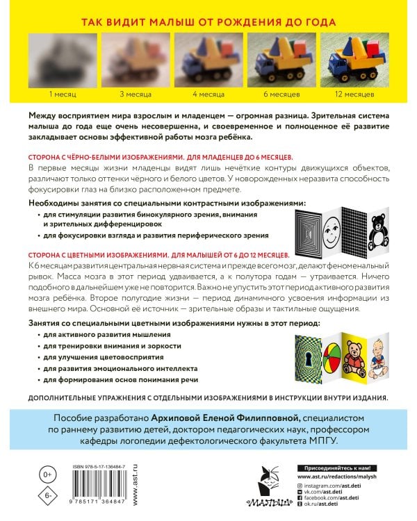 Развиваем зрение с рождения до года