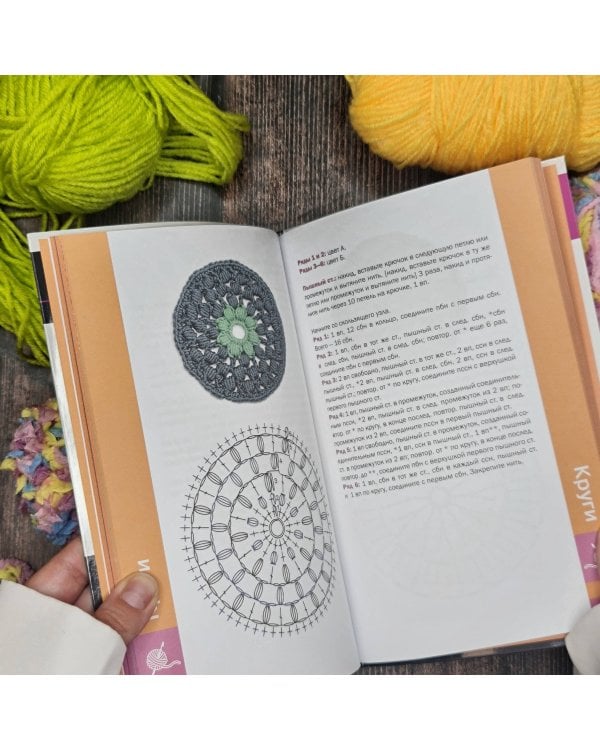 Мотивы крючком. Квадраты, круги, треугольники и многоугольники