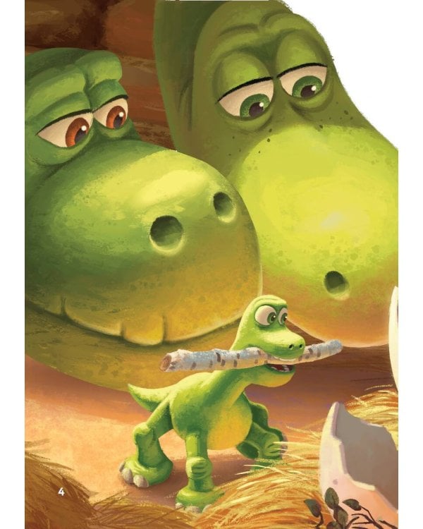 Хороший динозавр. Дорога домой. Книга для чтения с цветными картинками