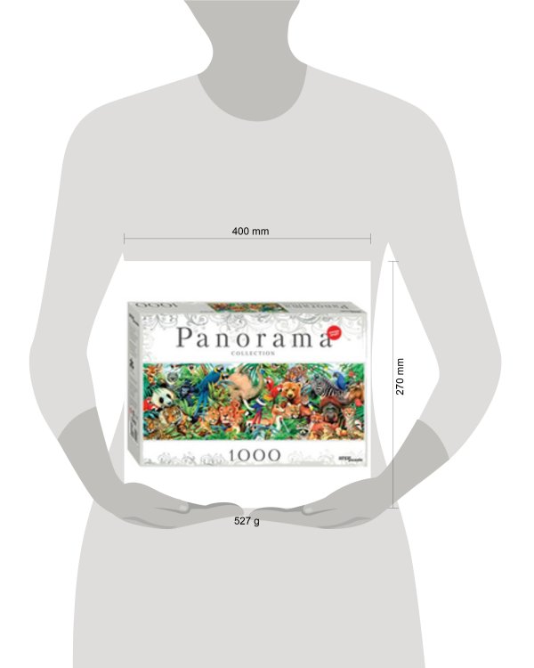 Пазл 1000 эл. "Мир животных"