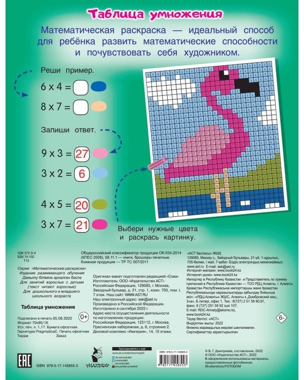 Таблица умножения