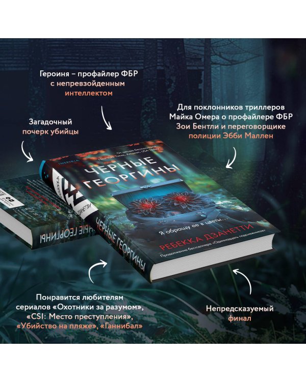 Черные георгины